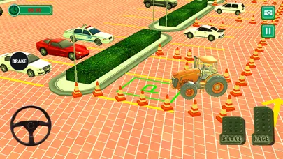 Tangkapan layar Modern Parking Tractor Games