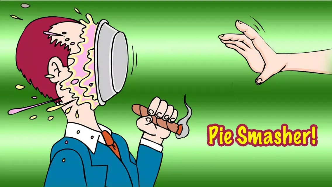 Tangkapan skrin Pie Smasher Rage: Aim at Enemy Face Target