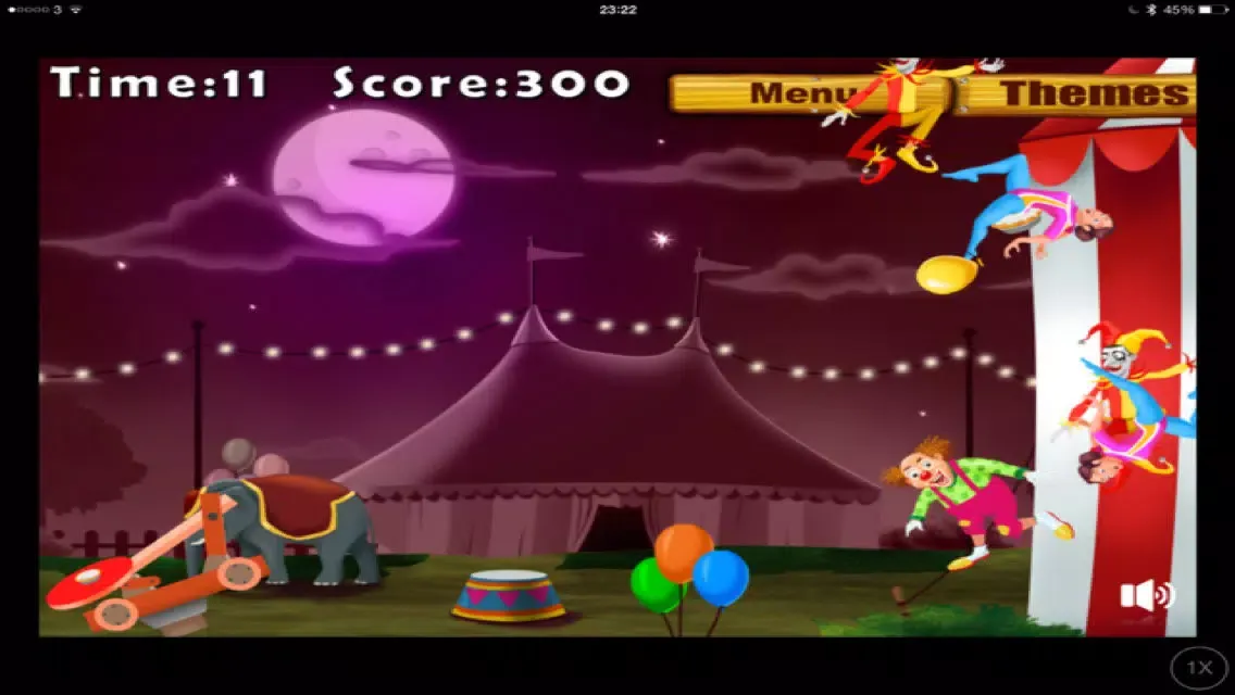Tangkapan skrin Pie Smasher Rage: Aim at Enemy Face Target