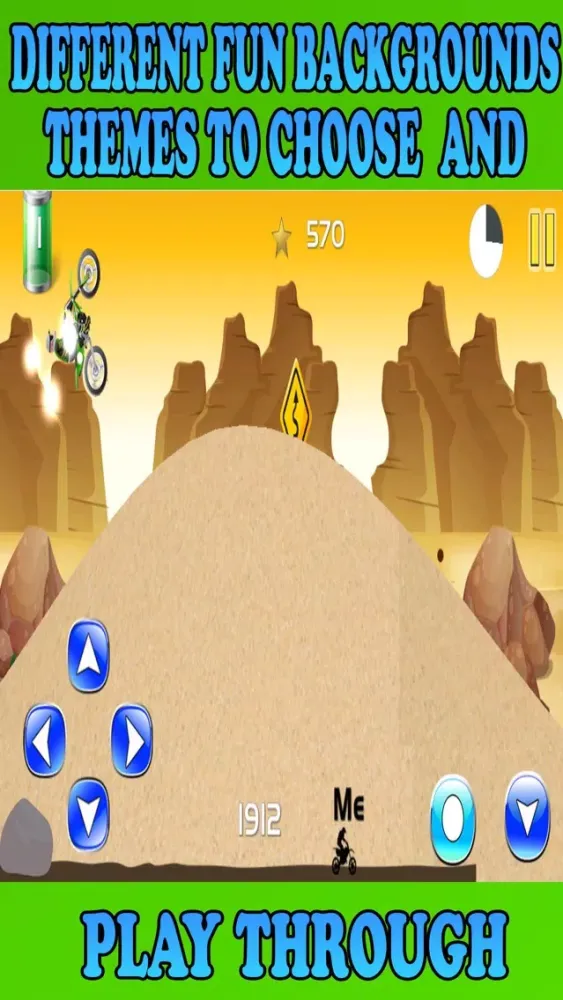 Capturas de pantalla de Dirt Bike Crazy Extreme Mountain Slope Motor Racing Top Game Free