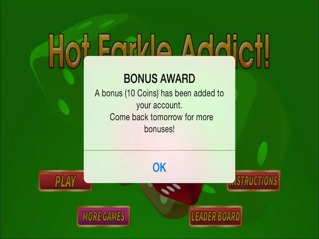 Hot Farkle Addict 10,000 Deluxe Casino Dice Game Free iPad  スクリーンショット