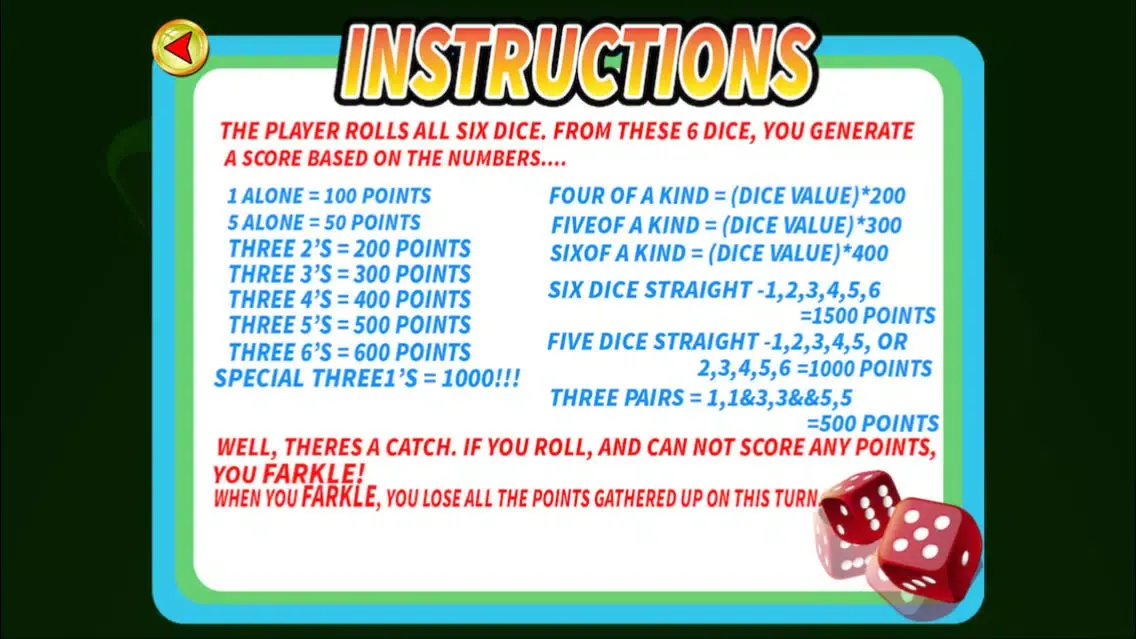 Hot Farkle Addict 10,000 Deluxe Casino Dice Game Free スクリーンショット