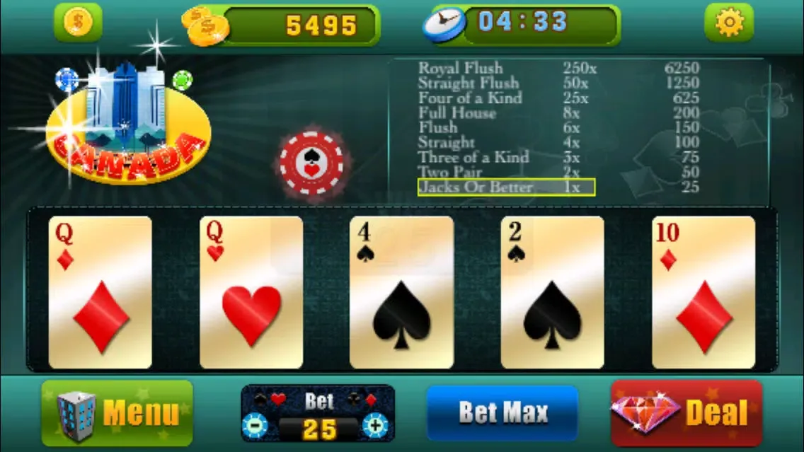 Atlantis Global VIP Mega Gold Chip Casino Poker - Big Bet Winner! Screenshots