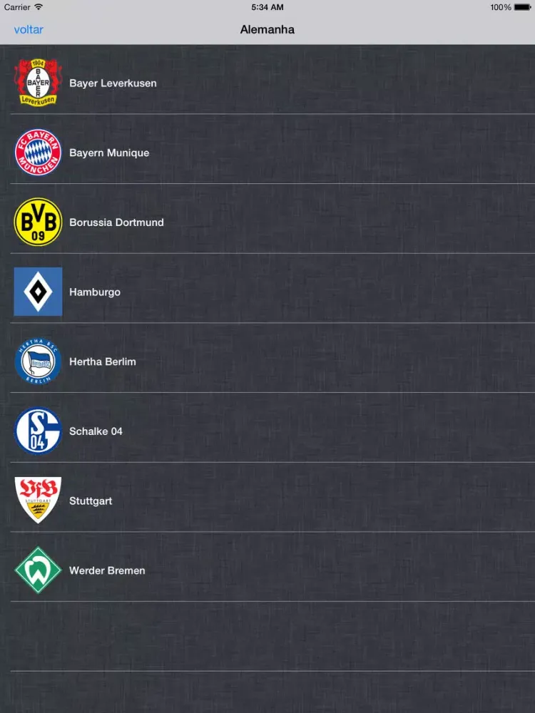 Скриншоты Hinos Futebol Mundial iPad 