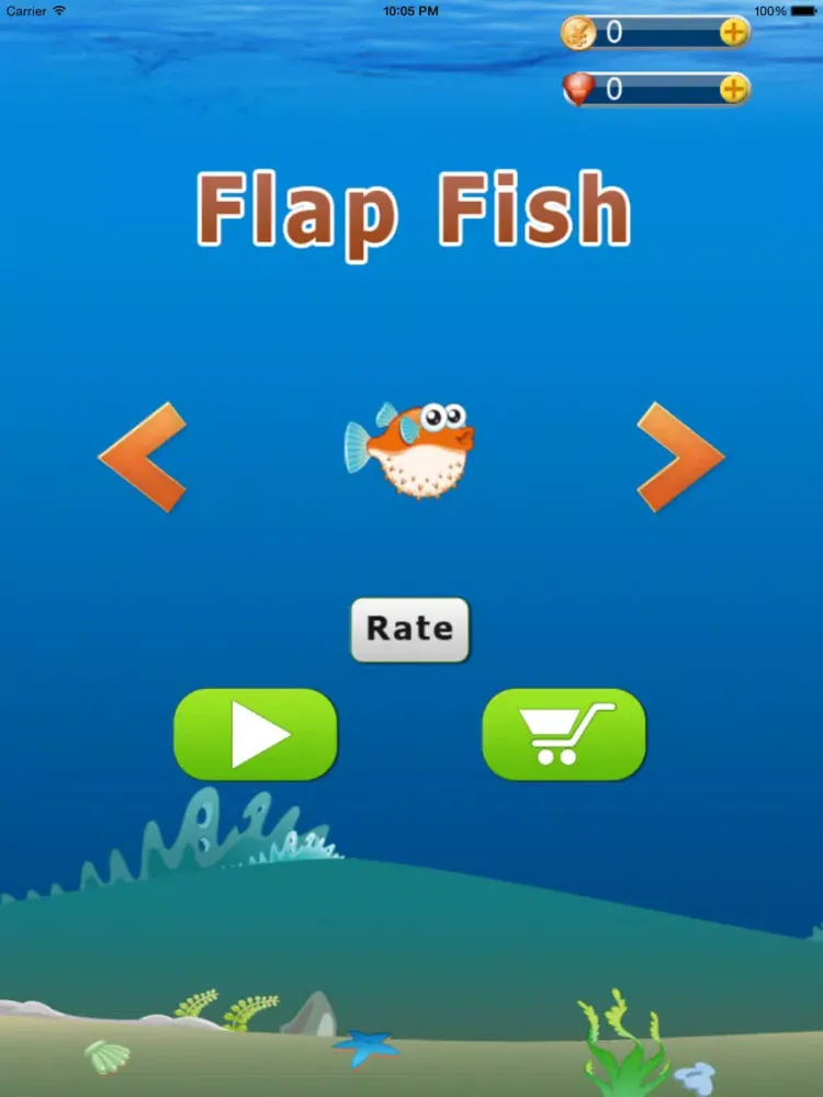 Flap Fish iPad  Screenshots