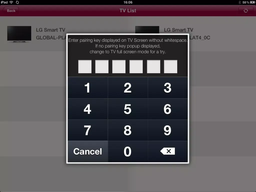 تصاویر LG TV Remote iPad 