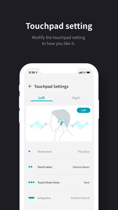 Zrzuty ekranu LG TONE Free