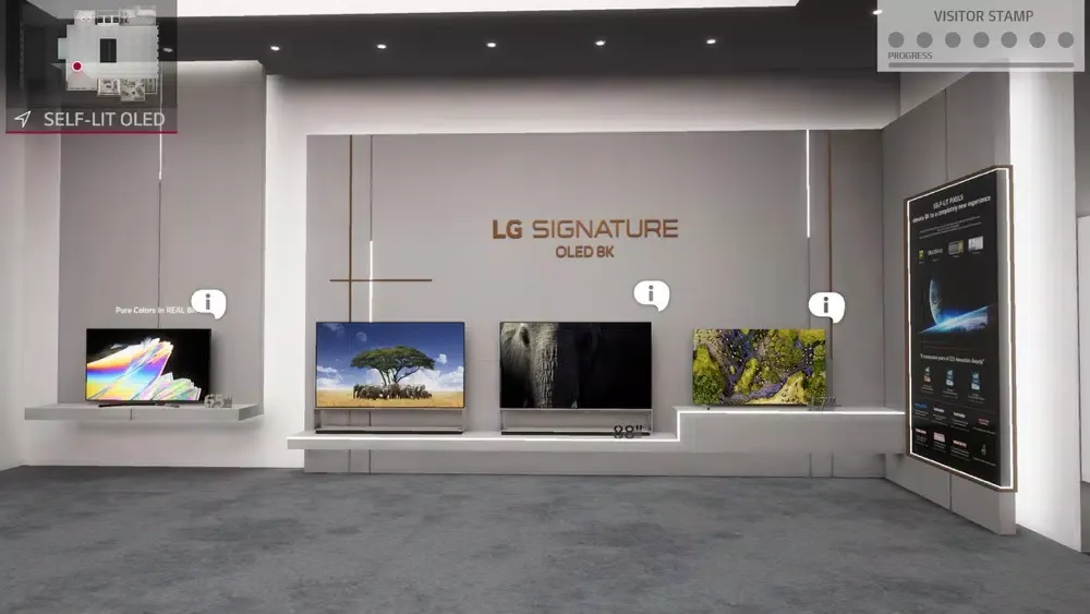 Tangkapan skrin LG Virtual Studio TV&AV