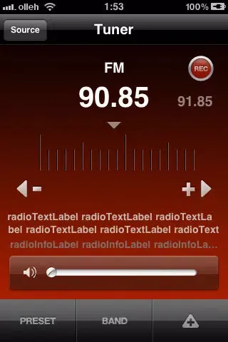 Zrzuty ekranu LG Car Audio WICS