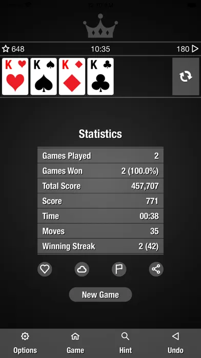 Zrzuty ekranu Simple Classic Solitaire