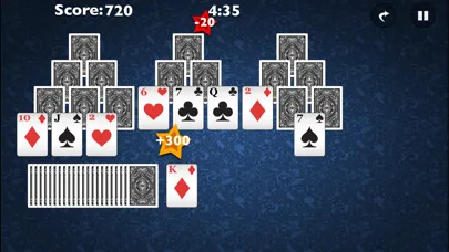 Zrzuty ekranu Solitaire Tri-Peaks Go