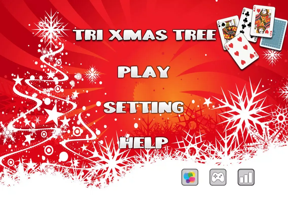 Zrzuty ekranu Tri Xmas Tree Solitaire iPad 