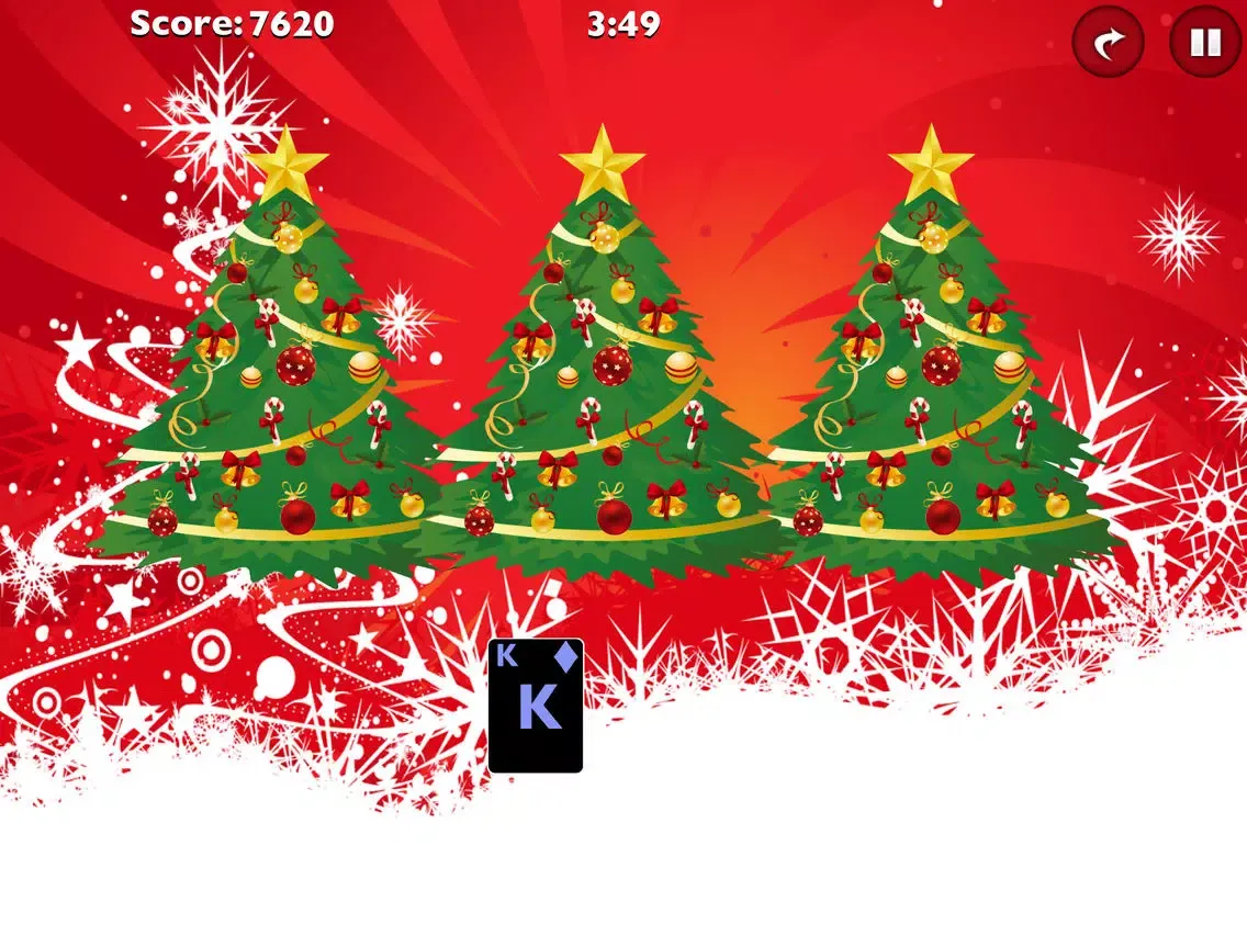 Zrzuty ekranu Tri Xmas Tree Solitaire iPad 
