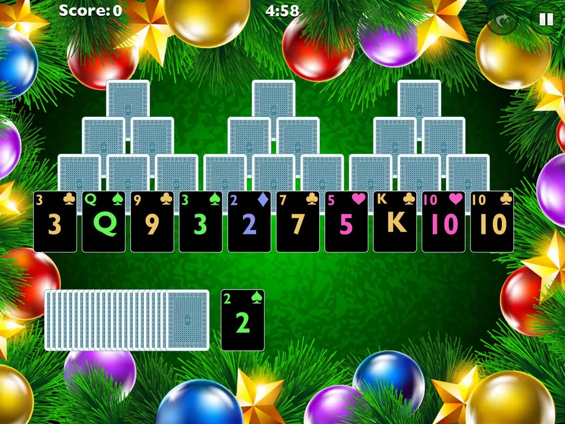 Zrzuty ekranu Tri Xmas Tree Solitaire iPad 