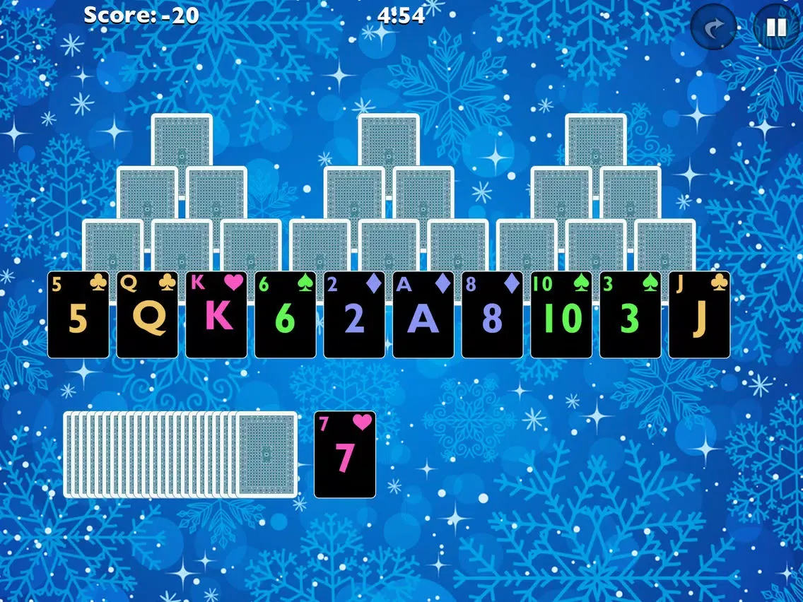 Zrzuty ekranu Tri Xmas Tree Solitaire iPad 