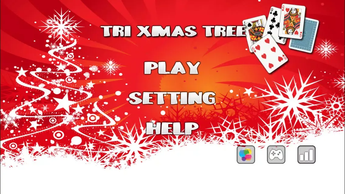 Zrzuty ekranu Tri Xmas Tree Solitaire