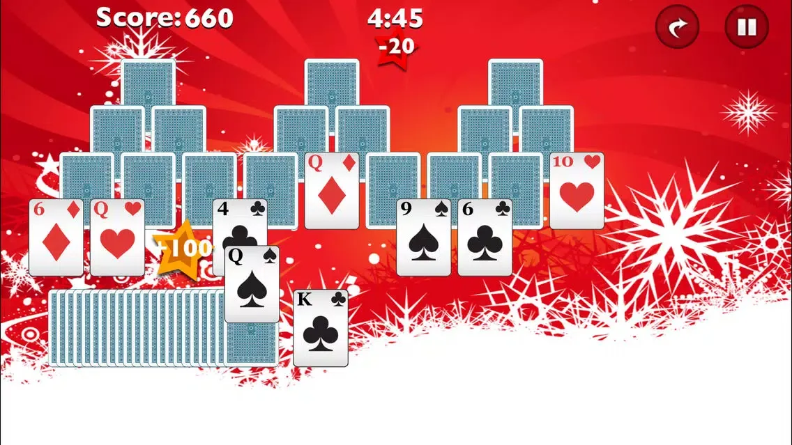 Zrzuty ekranu Tri Xmas Tree Solitaire