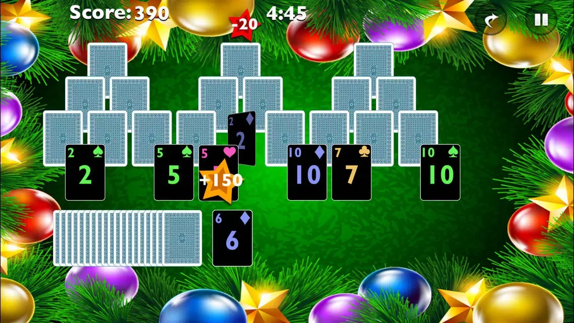 Zrzuty ekranu Tri Xmas Tree Solitaire
