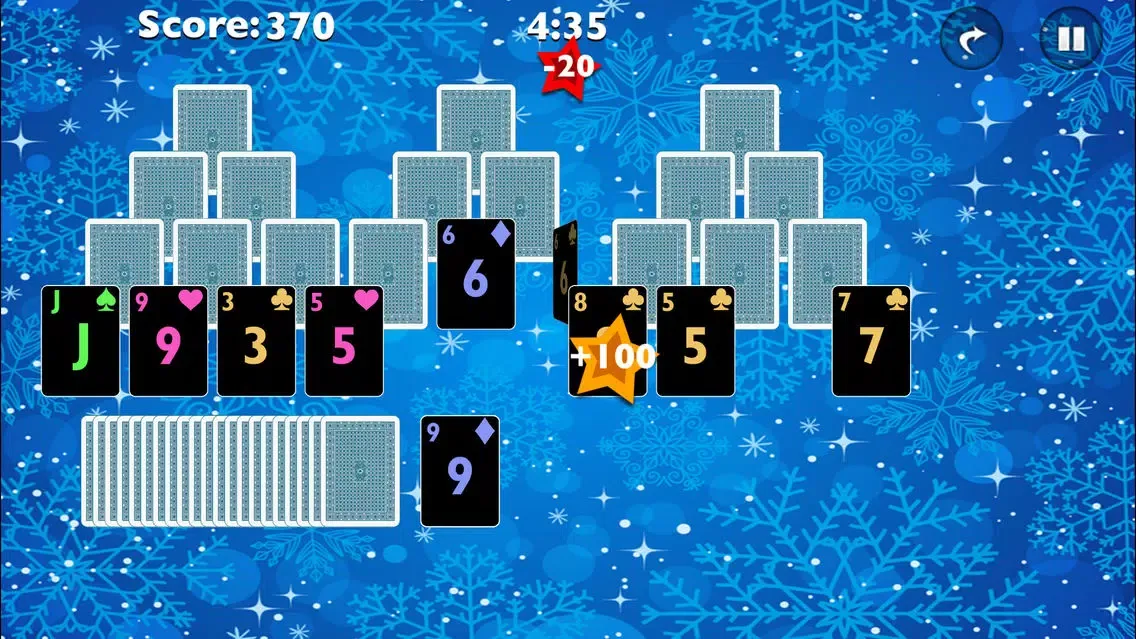 Zrzuty ekranu Tri Xmas Tree Solitaire