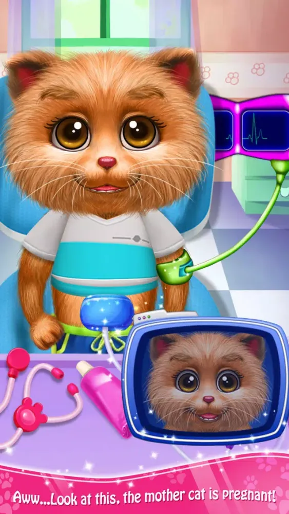 Capturas de tela do Baby Kitty's Day Care