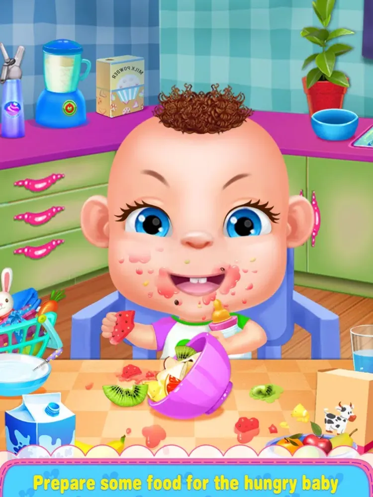 Tangkapan layar Baby Care Story - Newborn Salon, Food and Dressup Games for Kids iPad 