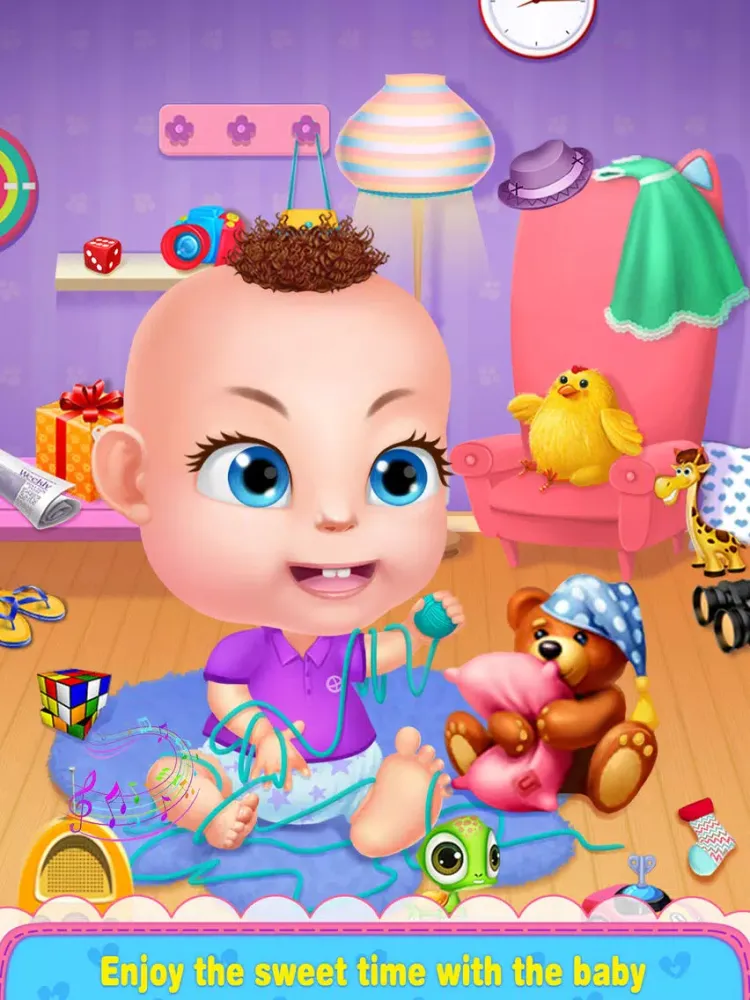 Tangkapan layar Baby Care Story - Newborn Salon, Food and Dressup Games for Kids iPad 