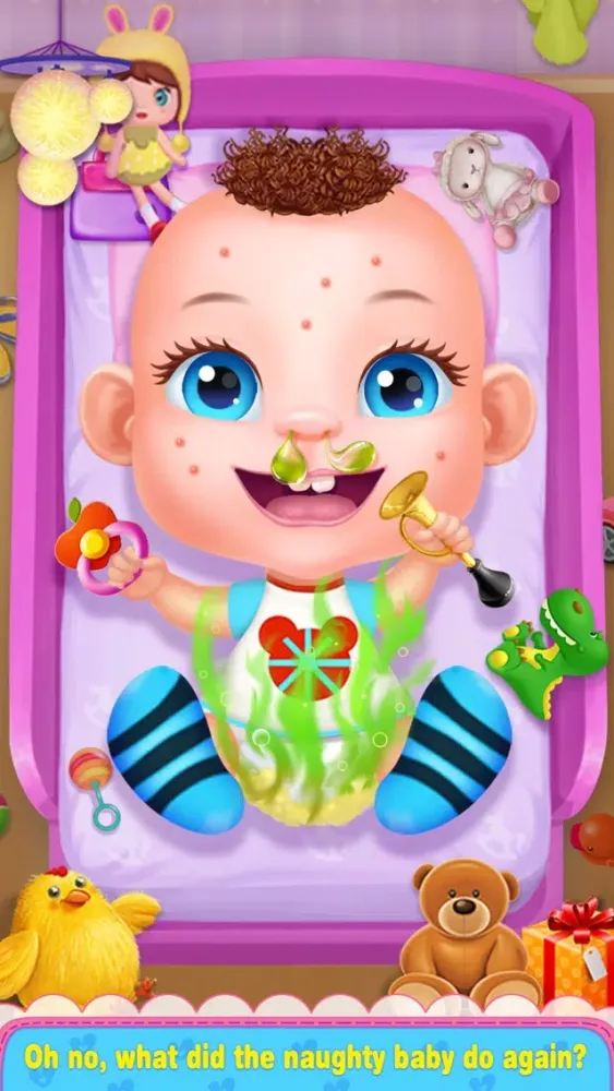 Tangkapan layar Baby Care Story - Newborn Salon, Food and Dressup Games for Kids