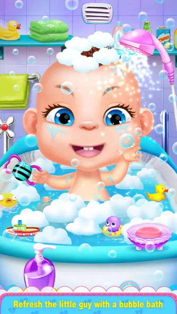 Tangkapan layar Baby Care Story - Newborn Salon, Food and Dressup Games for Kids