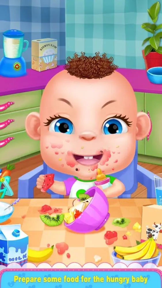 Tangkapan layar Baby Care Story - Newborn Salon, Food and Dressup Games for Kids