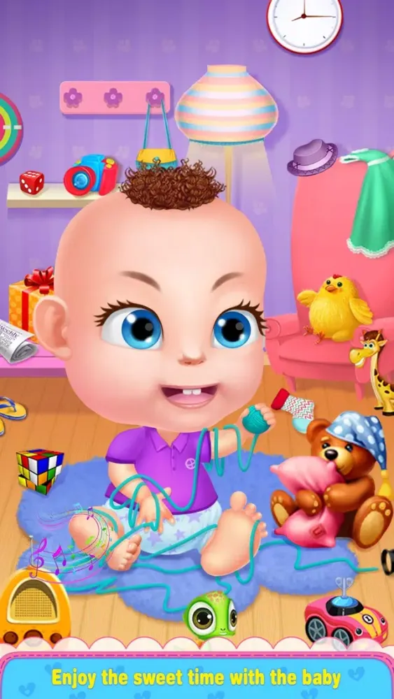 Tangkapan layar Baby Care Story - Newborn Salon, Food and Dressup Games for Kids