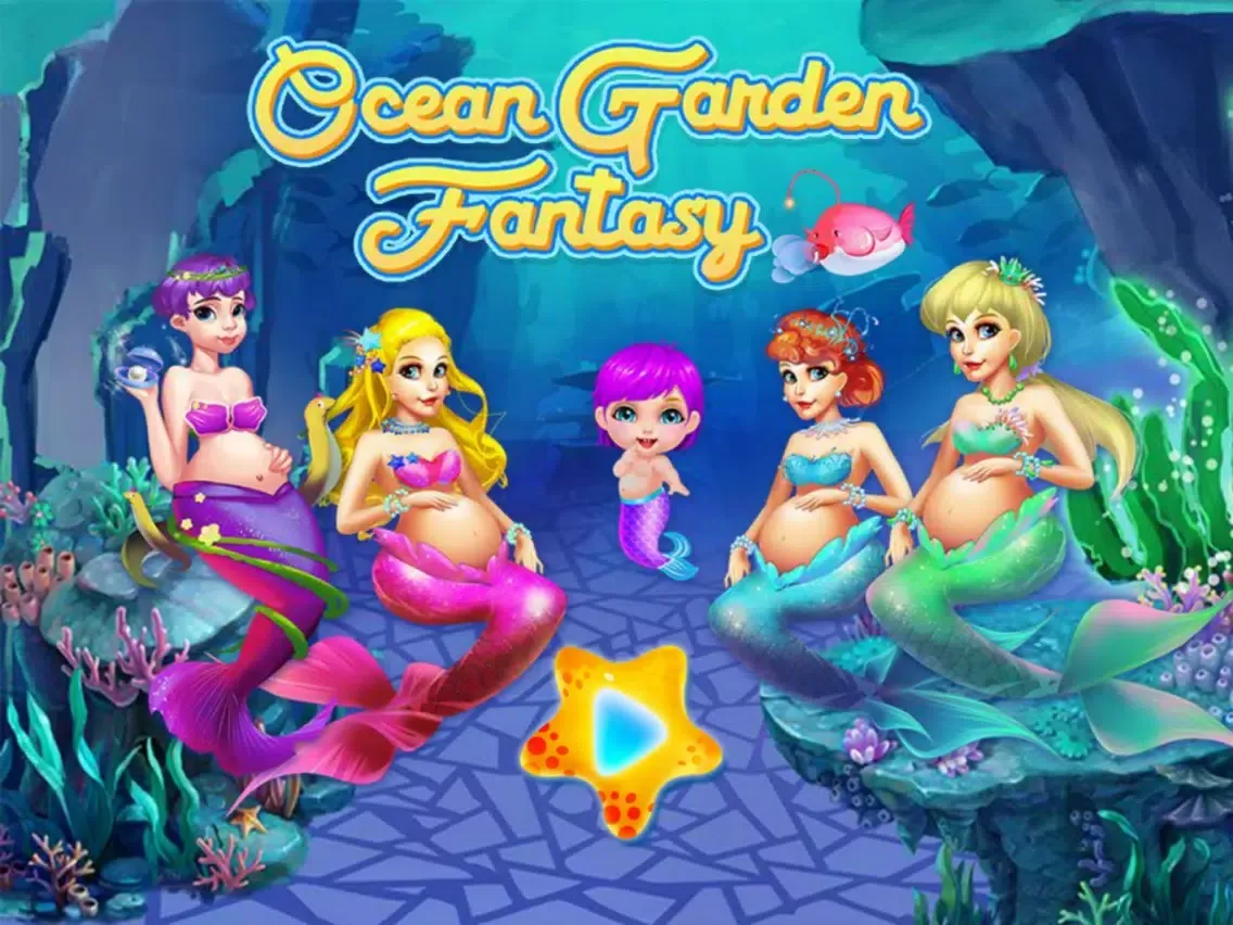 صور Ocean Garden Fantasy-Mermaid Legend iPad 
