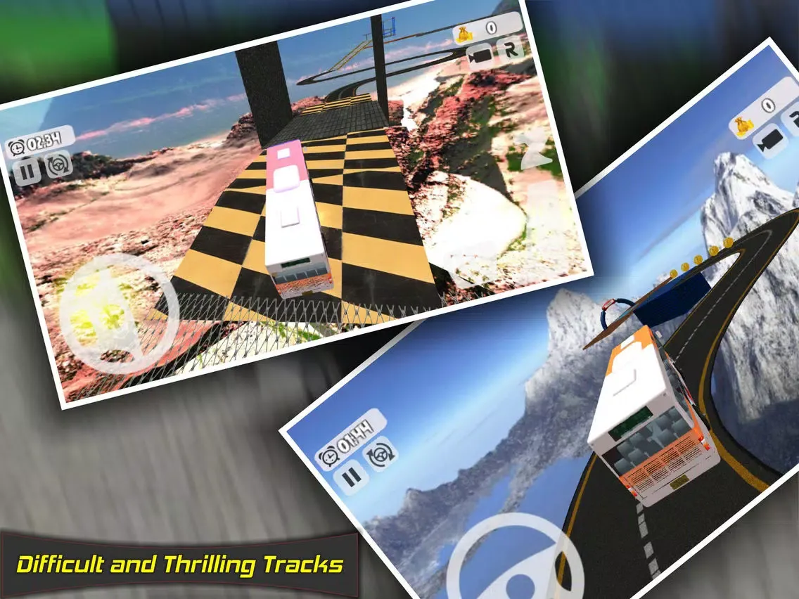 ภาพหน้าจอของ Furious Bus Stunts 2019 iPad 