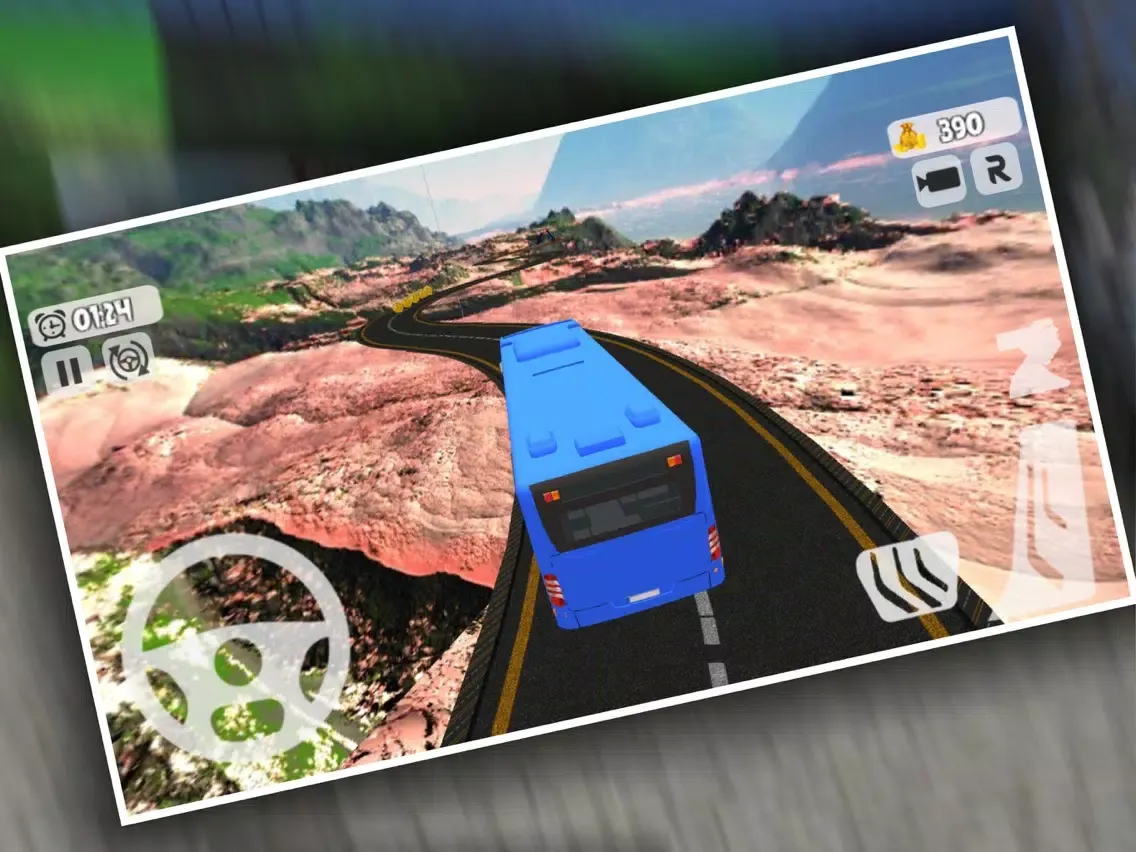 ภาพหน้าจอของ Furious Bus Stunts 2019 iPad 
