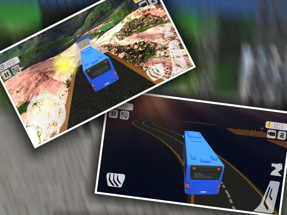 ภาพหน้าจอของ Furious Bus Stunts 2019 iPad 