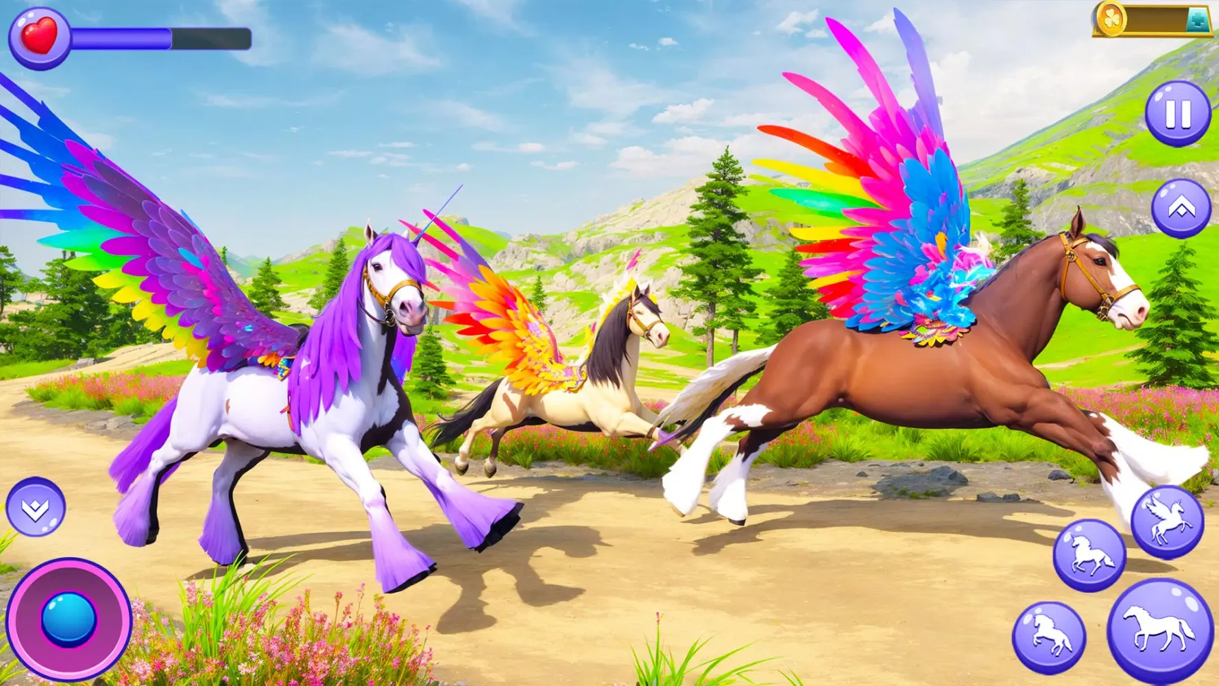 Wild Unicorn Horse Family Sim应用截图
