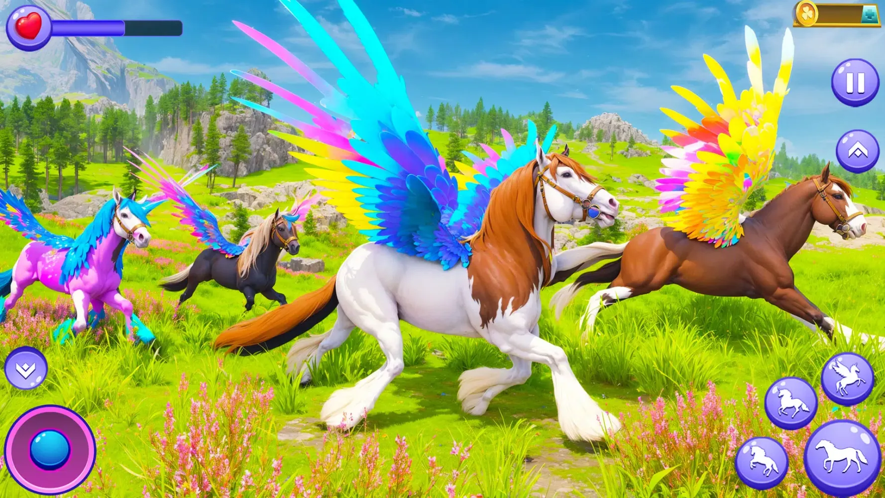 Wild Unicorn Horse Family Sim应用截图