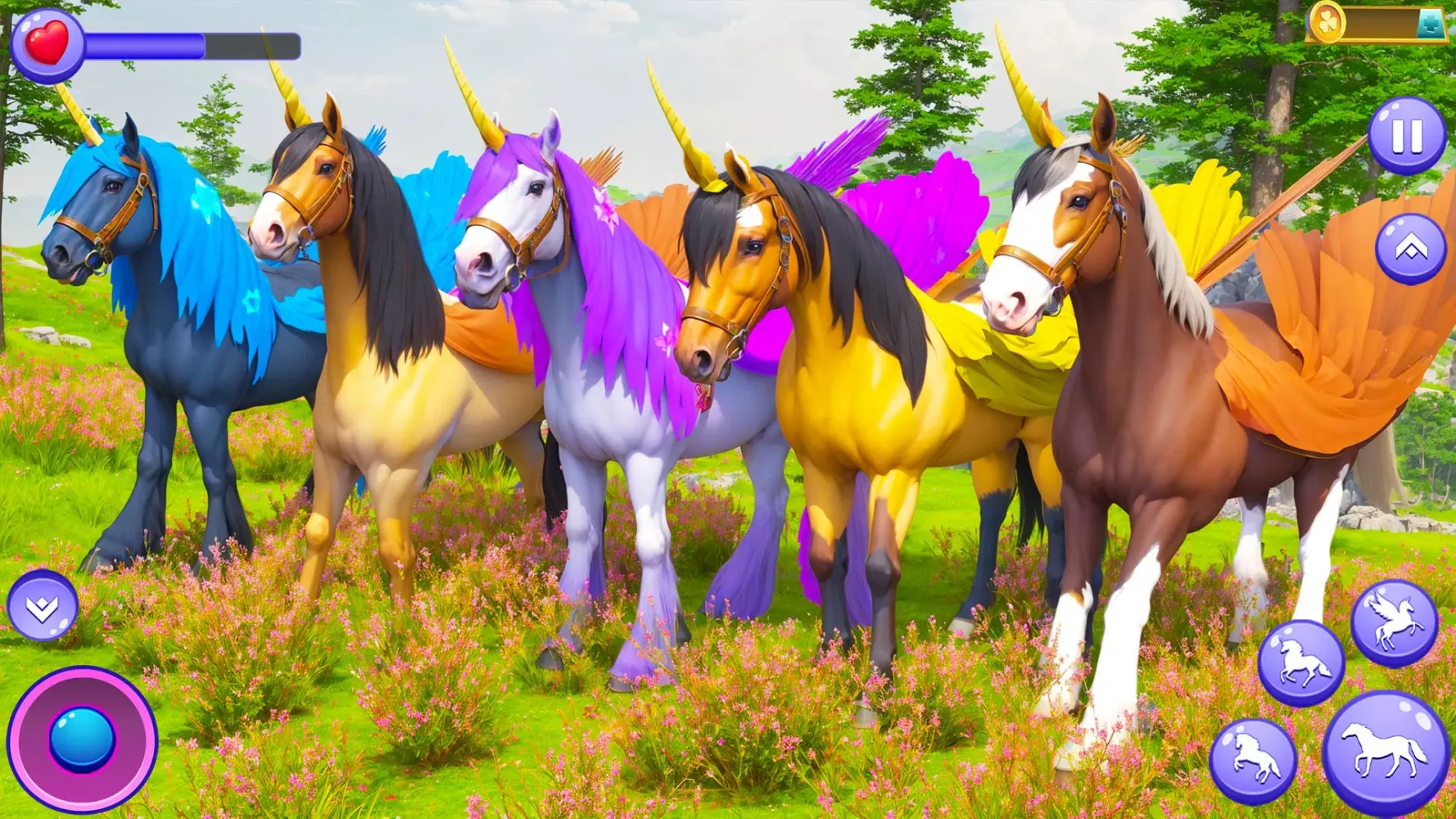 Wild Unicorn Horse Family Sim应用截图