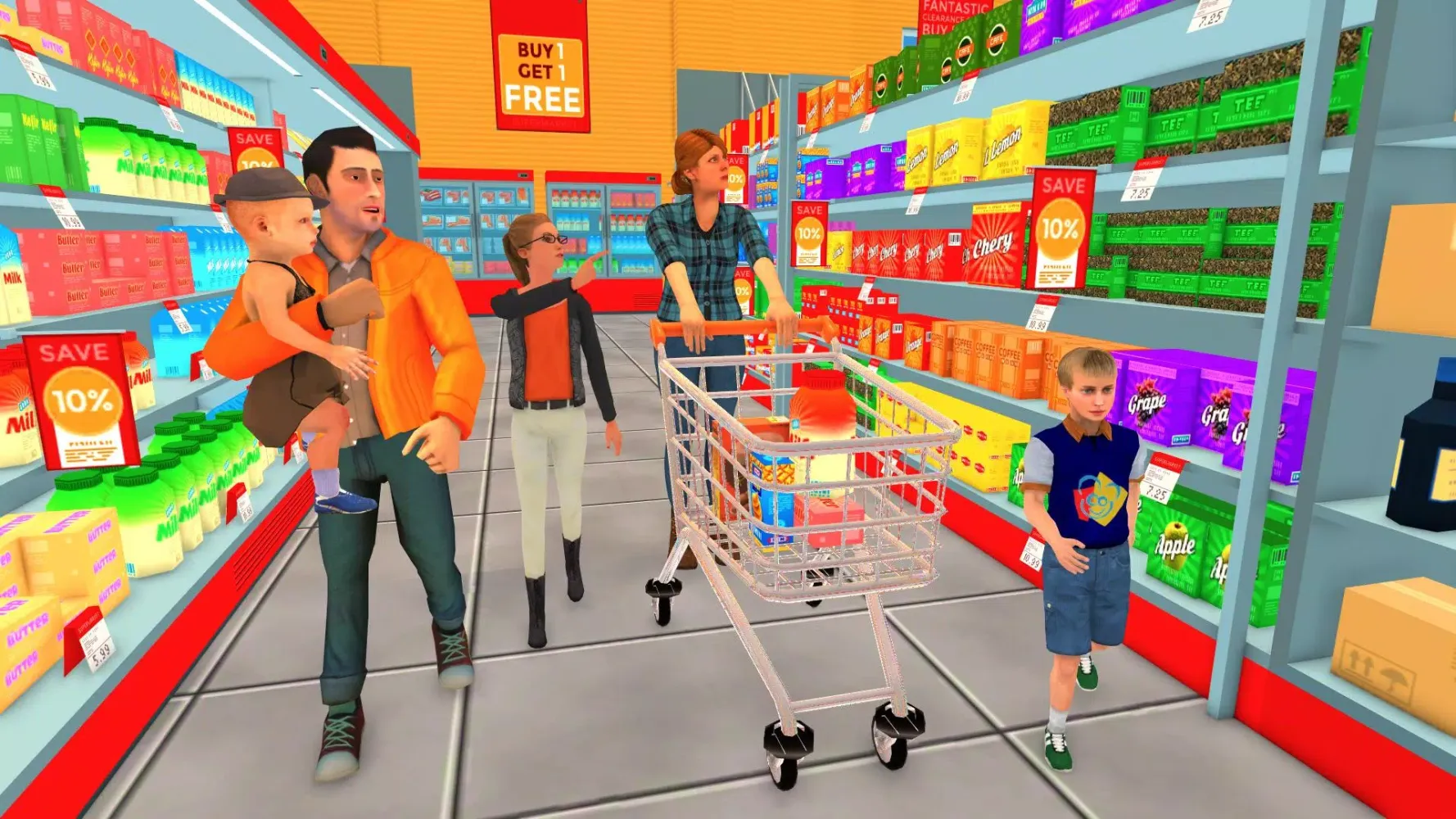 Virtual Family Mom Babysitting Ekran Görüntüleri