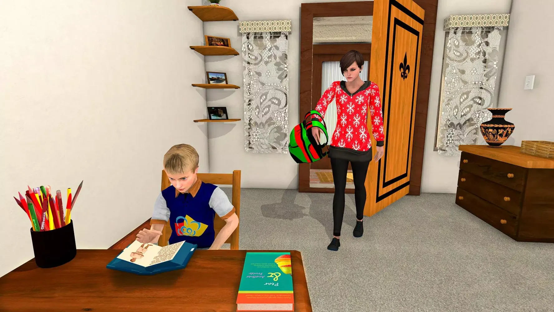 Virtual Family Mom Babysitting Ekran Görüntüleri