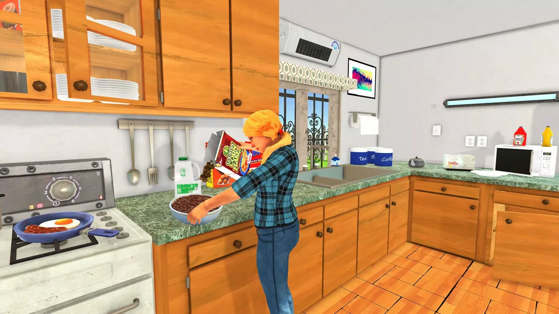 Virtual Family Mom Babysitting Ekran Görüntüleri
