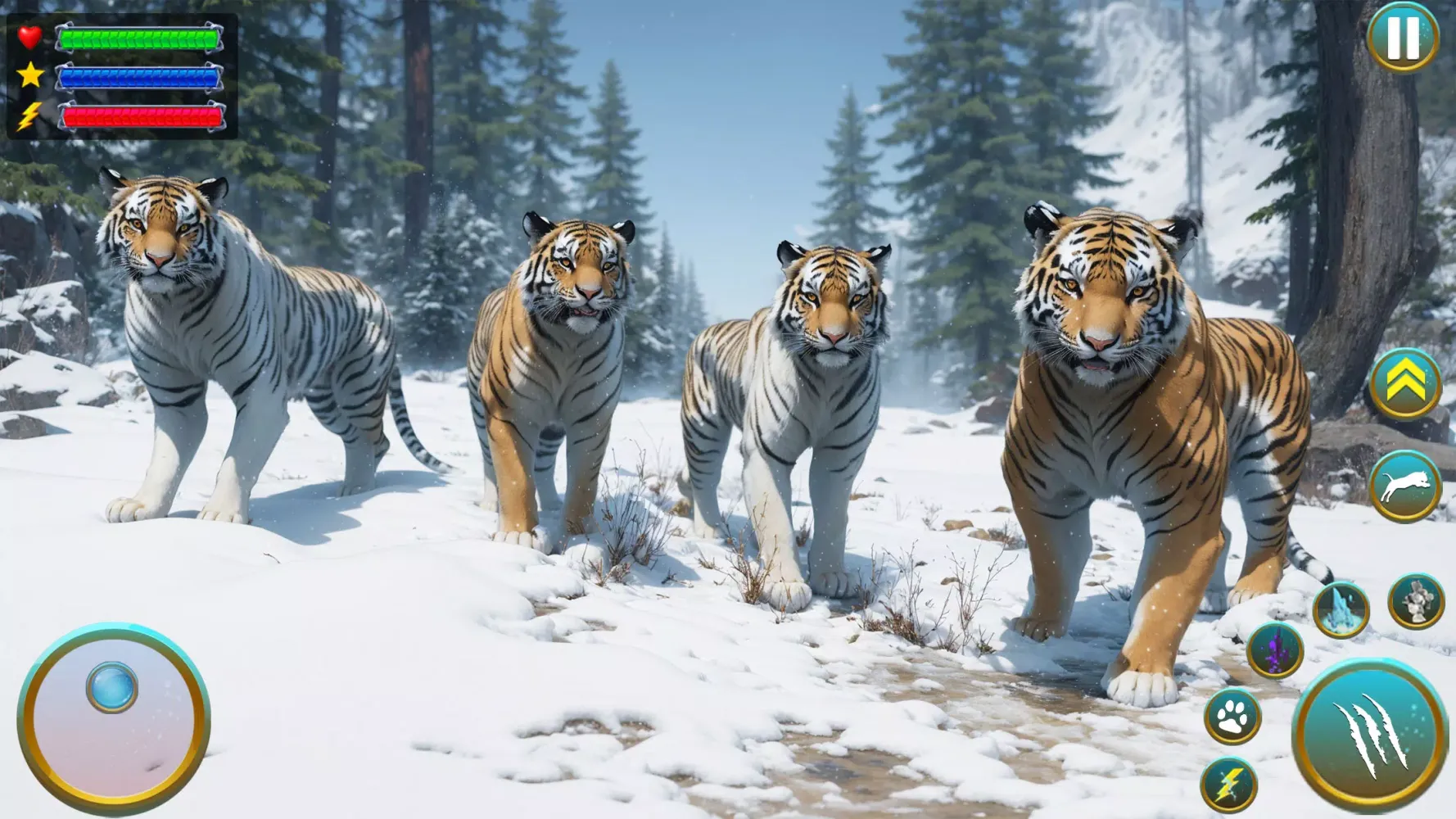 Wild Tiger Animal Survival Sim应用截图