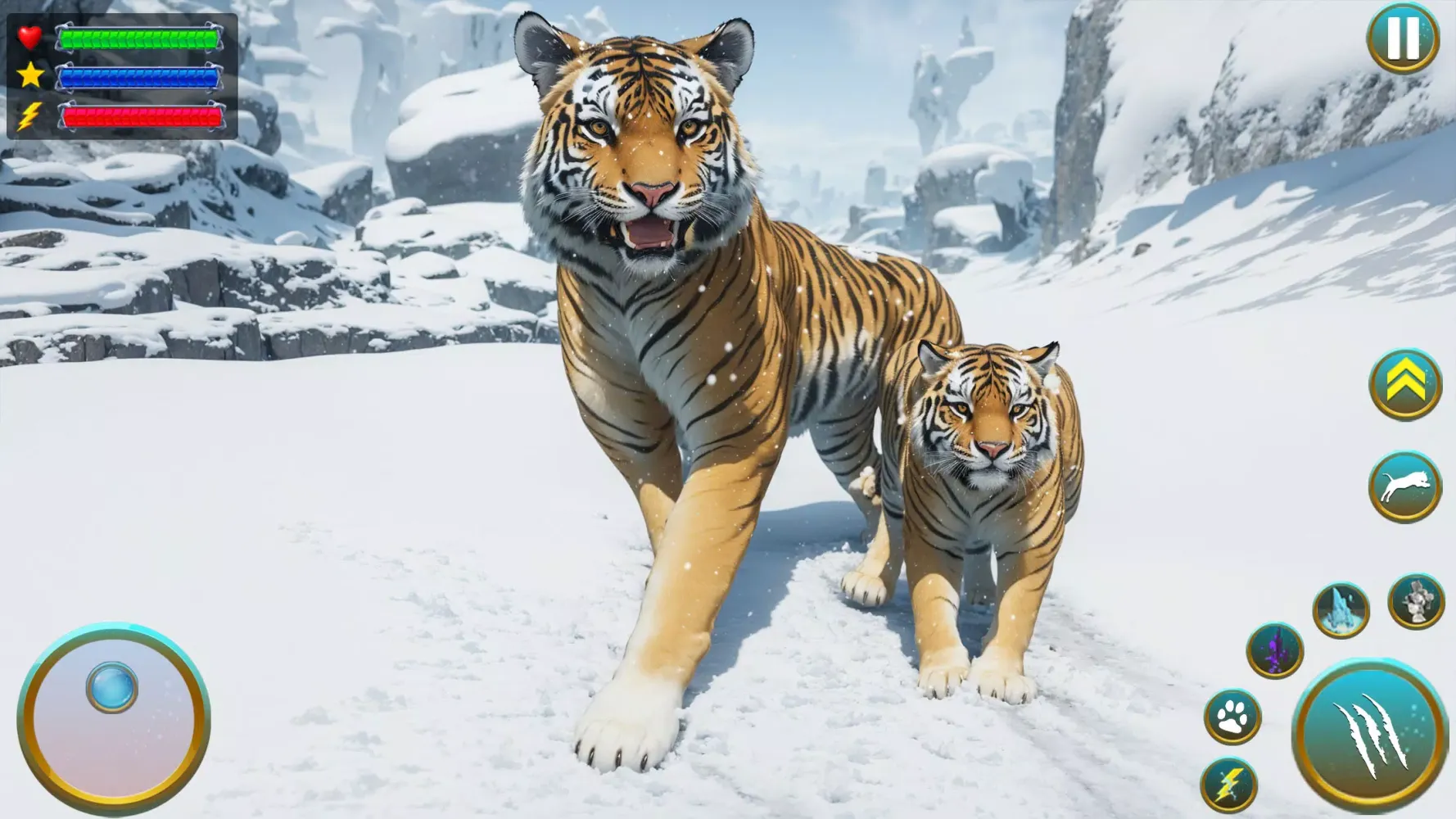 Wild Tiger Animal Survival Sim应用截图