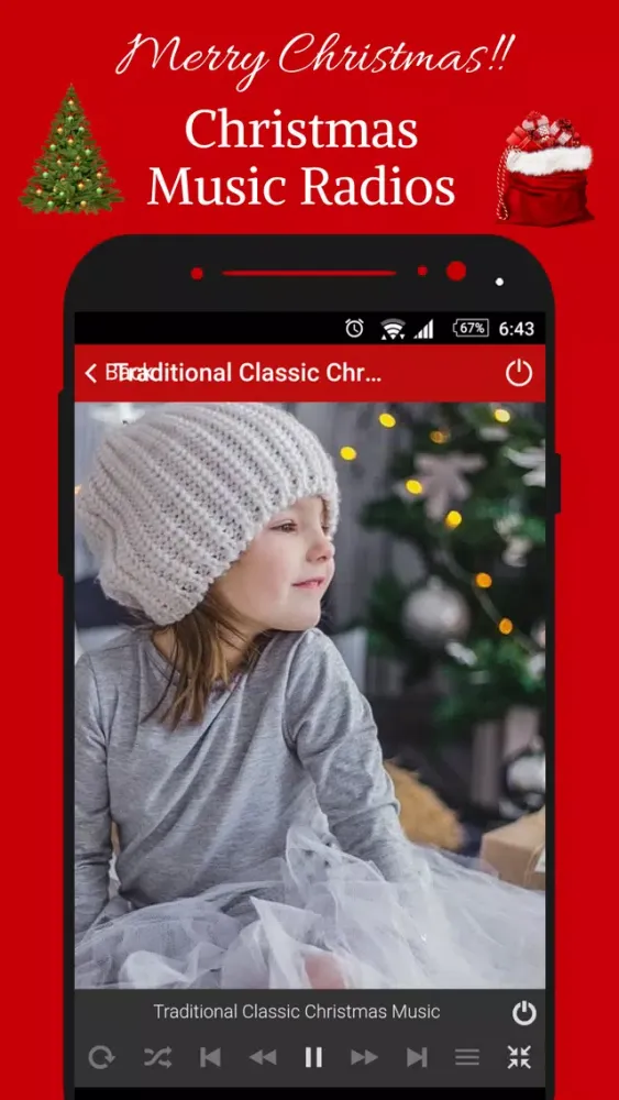 Capturas de tela do Christmas Radio Station Music App Radio Fm free Hd