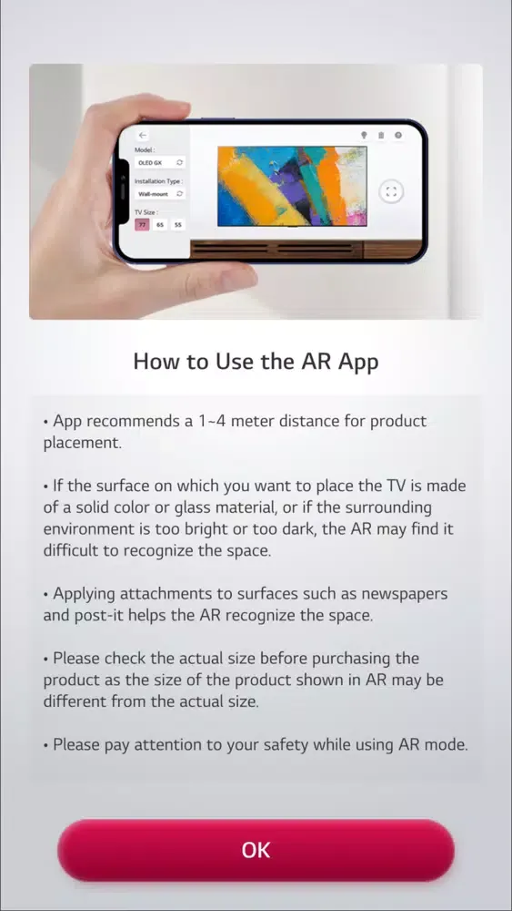 Zrzuty ekranu LGTV-AR