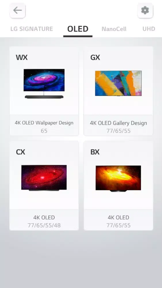 Zrzuty ekranu LGTV-AR