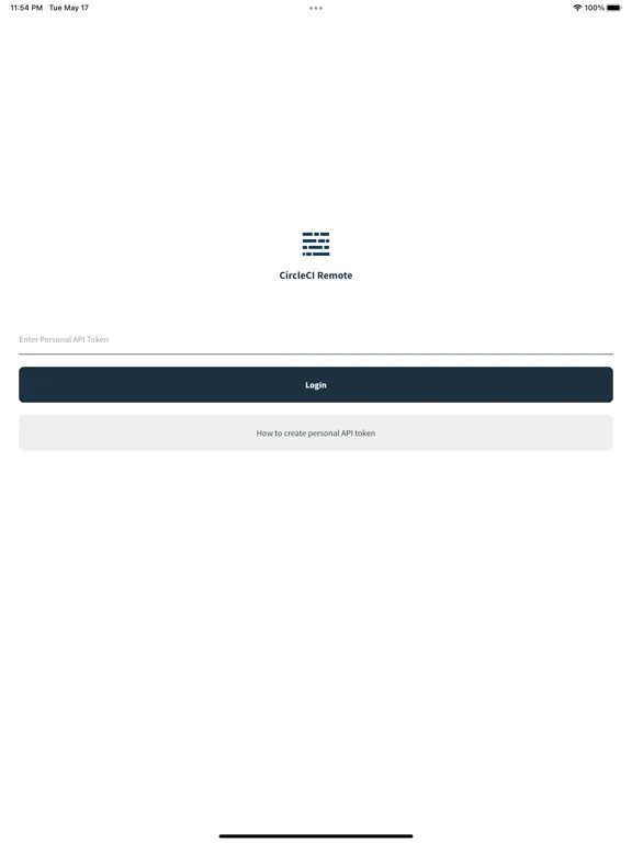Capturas de pantalla de CircleCI Remote iPad 