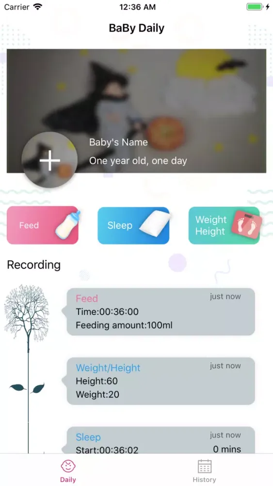 Baby Tracker-Online Baby Diary Screenshots