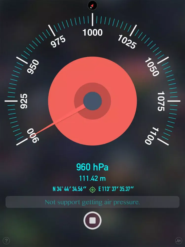 Capturas de tela do Barometer & Altimeter - for outdoor sports,fishing iPad 