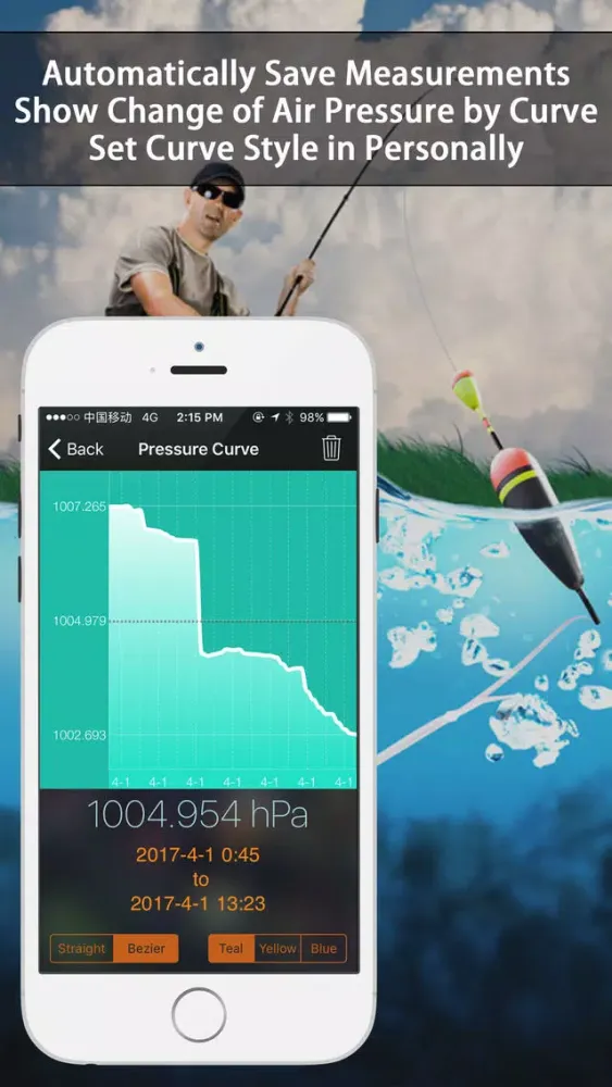 Capturas de tela do Barometer & Altimeter - for outdoor sports,fishing