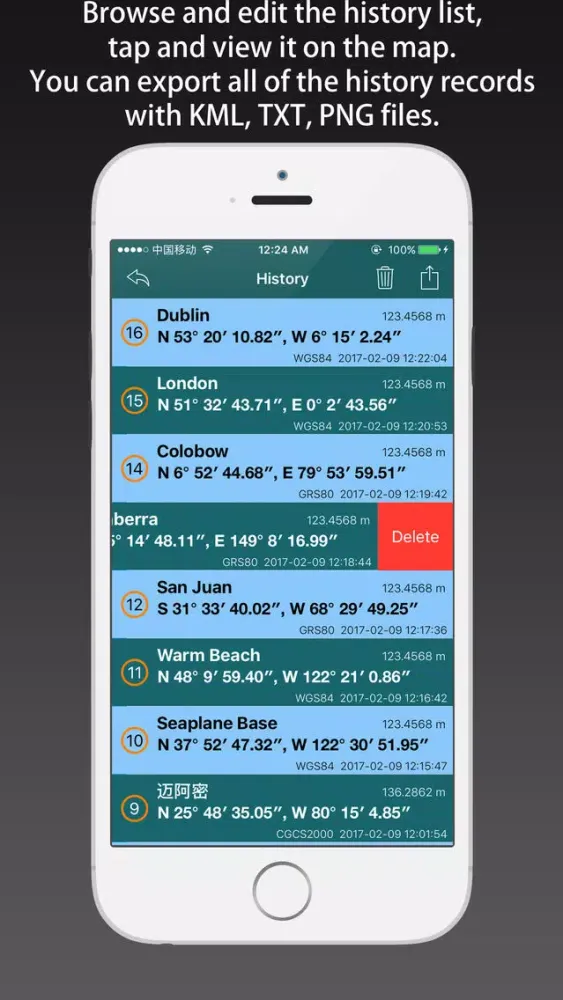 ECEF Coordinate Converter - between LLH and XYZ Screenshots